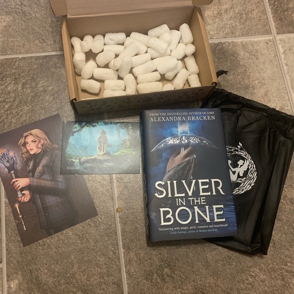 Fairyloot Accents New Silver In The Bone Alexandra Bracken Hc